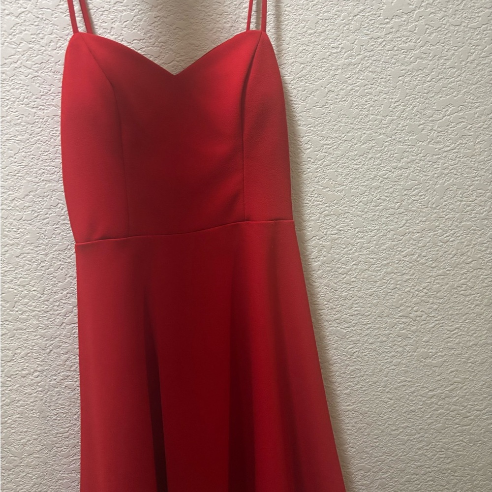 Dillards B.Darlin red strappy dress